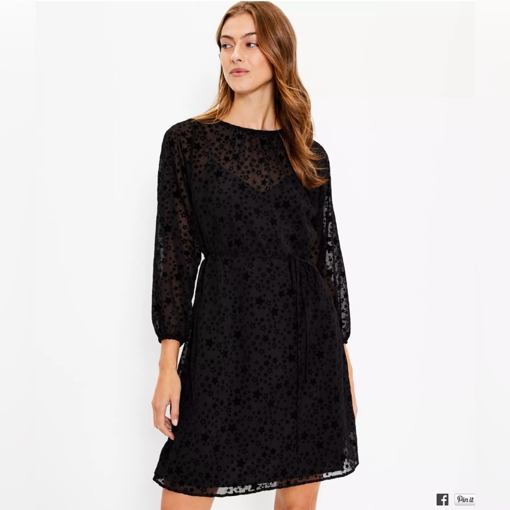 NWT — LOFT Tie-Waist Dress